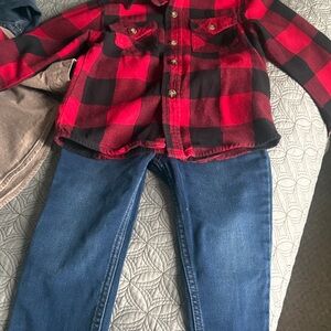 Cat & Jack Gray and Blue Jeans